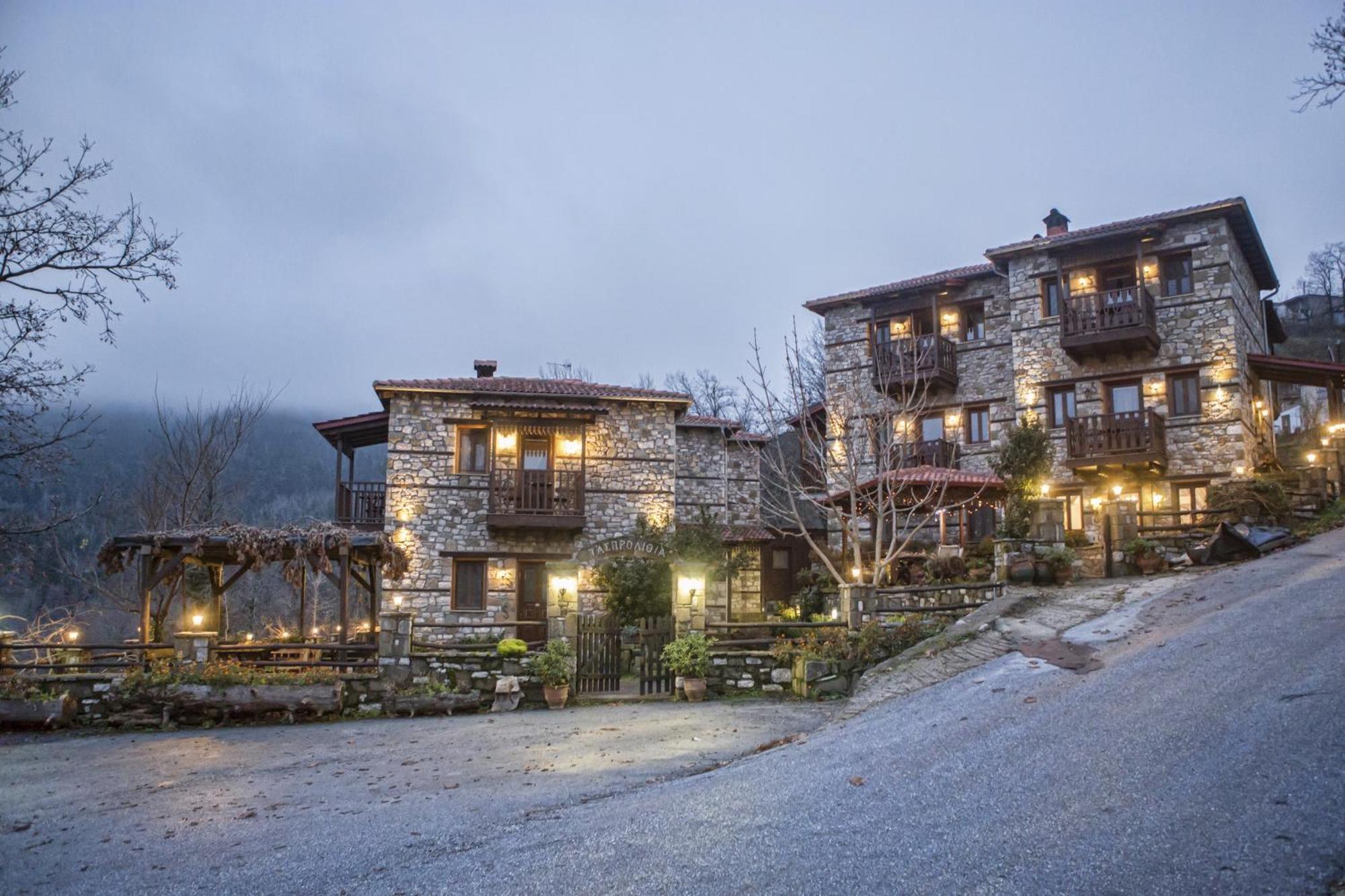 T'Asprolithia Villa Kalývia Fylaktís Exteriör bild